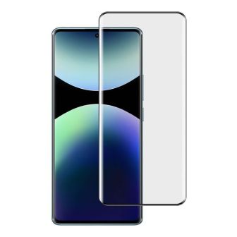Pelicula de Vidro 5d Curvado Xiaomi Redmi Note 14 Pro/Note14 Pro+/poco X7 Preto