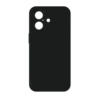 Capa Silicone Apple Iphone 16 Preto Com Protetor de Câmera