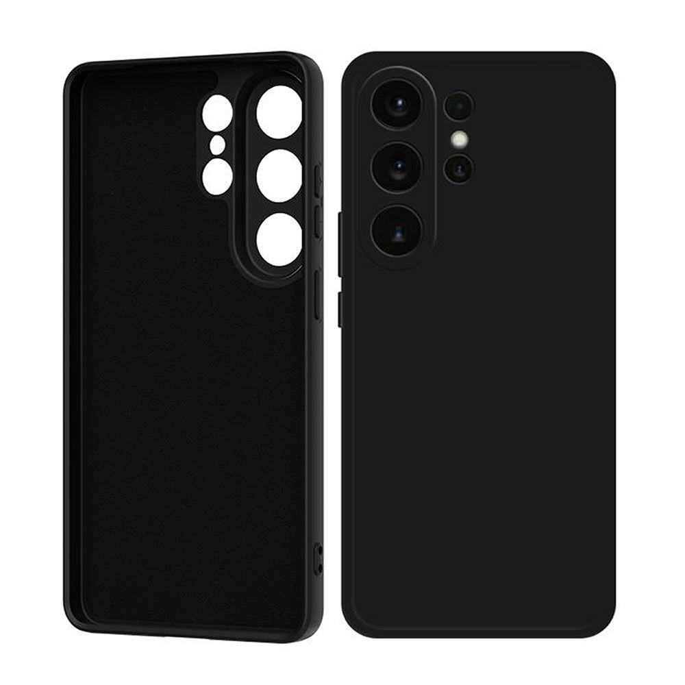 Capa Silicone Gel Samsung Galaxy S26 Ultra Preto+Protetor de Câmera