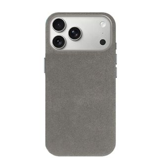 Apple iPhone 17 Pro Max Gray Hard Silicone Case