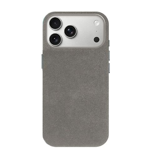 Apple iPhone 17 Pro Max Gray Hard Silicone Case