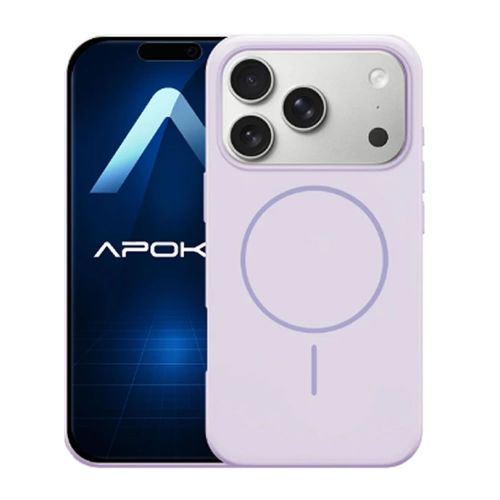 Apple Iphone 17 Pro Max Lilac Magsafe Silicone Case