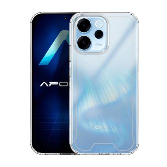 Oppo Reno15 F 5g Transparent Anti-Shock Hard Silicone Case