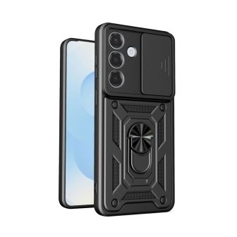 Samsung Galaxy S26 TPU Case With Finger Ring Camera Protector And Sliding Window